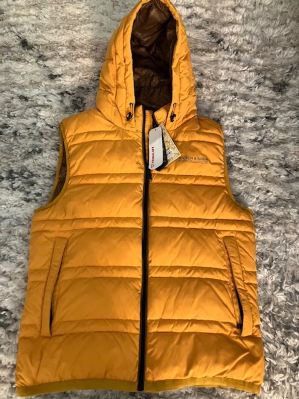Designer Men's Scotch & Soda outdoor vest. Brand new, never worn. Soft, comfy